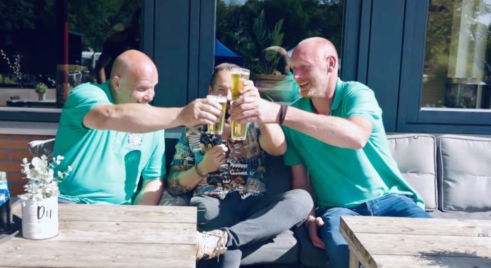 Interview en proosten met Peter Boetes en Klaasjan Torenbos
